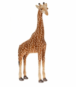 Plush Ride on Giraffe - 44 Inches