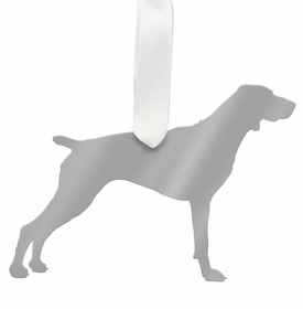 Pointer Christmas Ornament - Silver