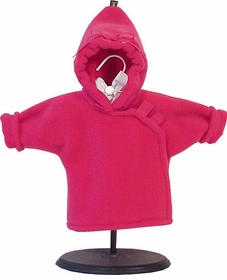 polartec fleece hooded jacket - dark pink by widgeon