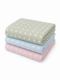 woven polka dot baby blanket
