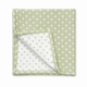 woven polka dot baby blanket