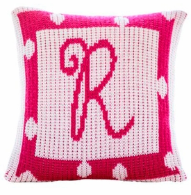 Polka Dot Border Pillow