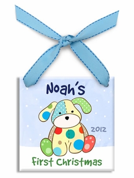 Precious Pup Ornament-Boy