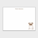 Pug Personalized Kids Stationery
