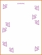 Purple Butterflies Kids Stationery