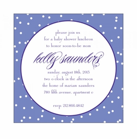 Purple Circle Baby Showers