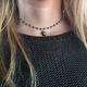 Pyrite Heather Choker Necklace