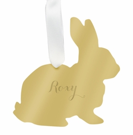 Rabbit Christmas Ornament - Gold