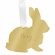 Rabbit Christmas Ornament - Silver