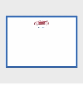 Race Car Personalized Kids Stationery