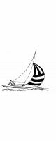racing sailboat
