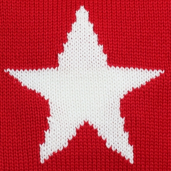 Red and White Stars Baby Blanket