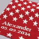Red and White Stars Baby Blanket