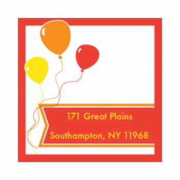 Red Balloon Gift Stickers