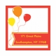 Red Balloon Gift Stickers