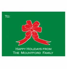 Red Bow Holiday Gift Enclosures