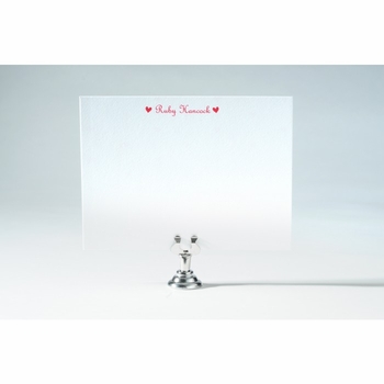 Red Hearts Children's Stationery