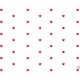 red hearts children's stationery