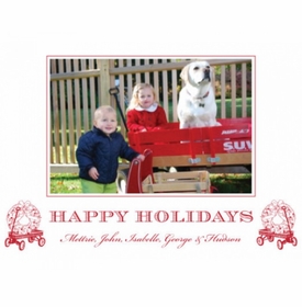 Red Wagon Holiday Cards