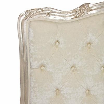regal queen bed - tufted upholstered (custom fabrics and finishes available)
