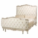 regal queen bed - tufted upholstered (custom fabrics and finishes available)