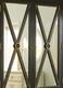 regency armoire - black with gold gilding