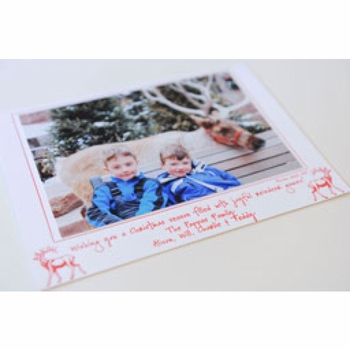 Reindeer Games Christmas Card