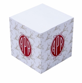 Reindeer Sticky Note Cube