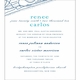 renee & carlos wedding invitation card