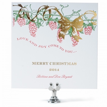 Ribbon and Vine Holiday Card