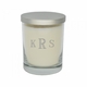 roman glass soy candle