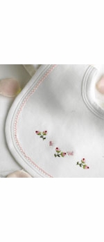 rosebuds deluxe embroidered layette set by gordonsbury