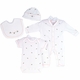 rosebuds deluxe embroidered layette set by gordonsbury