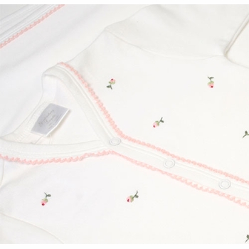 Rosebuds Embroidered Layette Set by Gordonsbury