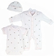 Rosebuds Embroidered Layette Set by Gordonsbury