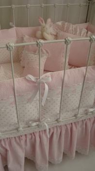 Rosie Hearts Crib Bedding