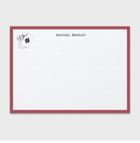 Royal Flush Personalized Kids Stationery