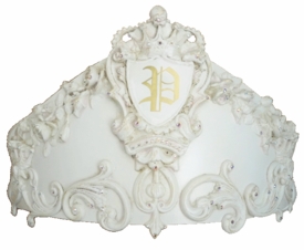 royal prince princess court bed crown by villa bella