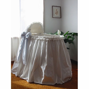 ruffles and bows bassinet <br> (contact us for pricing)