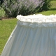 ruffles and bows bassinet <br> (contact us for pricing)