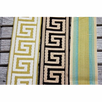 Sage Greek Key Becky Bag