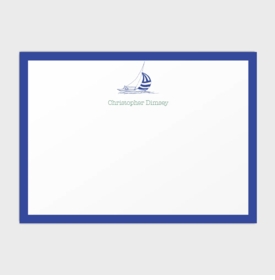 Sailboat Personalized Kids Stationery