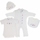Sailing Away Deluxe Embroidered Layette Set by Gordonsbury