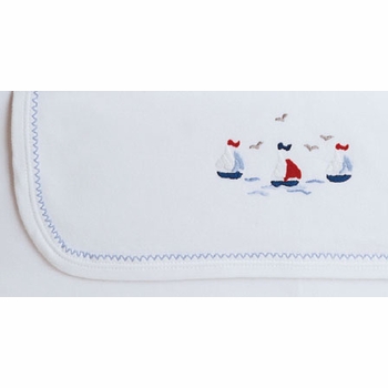 sailing away premium embroidered layette set by gordonsbury