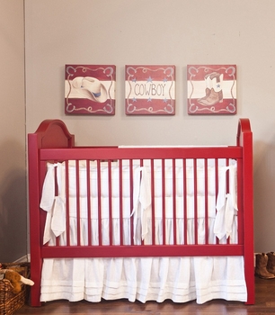 San Sebastian Crib Linens (Custom Colors Available) (Contact Us for Pricing)