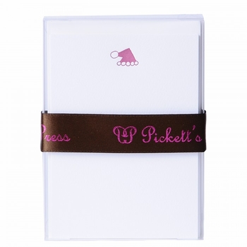 santa hat note cards