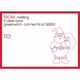 Santa Large Mailing Stickers
