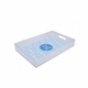 santorini shells lucite tray
