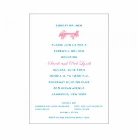Sarah & Rob Brunch Invitation