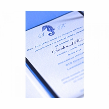 sarah & rob wedding envelofold card